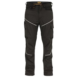 Trouser Lightweight Stretch Polycotton Charcoal 117