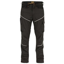 Trouser Lightweight Stretch Polycotton Charcoal 112