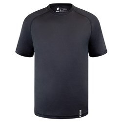 T-Shirt Recycled Polyester Black 2Xl