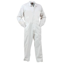 Overall Workzone Polycotton Food Industry Zip White 97R