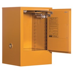 CLASS 4 DANGEROUS GOODS STORAGE CABINET: 30L - 1 DOOR - 1 SHELF