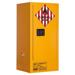 Class 4 Dangerous Goods Storage Cabinet: 60L - 1 Door - 2 Shelves