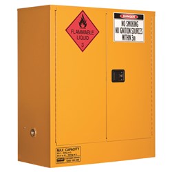 Flammable Liquid Storage Cabinet: 160L - 2 Doors - 2 Shelves