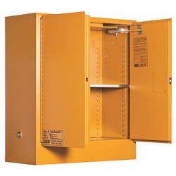 TOXIC SUBSTANCE STORAGE CABINET: 160L - 2 DOORS - 2 SHELVES