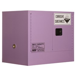 Corrosive Substance Storage Cabinet: Metal - 100L - 2 Doors - 1 Shelf