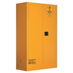 Oxidizing Agent Storage Cabinet: 250L - 2 Doors - 3 Shelves