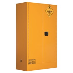 OXIDIZING AGENT STORAGE CABINET: 250L - 2 DOORS - 3 SHELVES