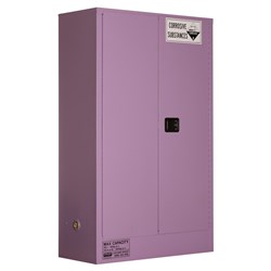 CORROSIVE SUBSTANCE STORAGE CABINET: METAL - 250L - 2 DOORS - 3 SHELVES