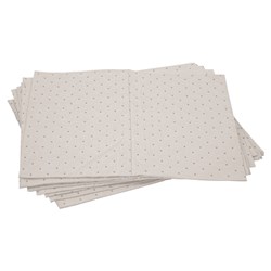 White Oil/Fuel Absorbent Pad - 300Gsm Pk/10