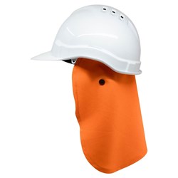 Hard Hat Neck Sun Shade Orange