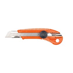 Ronsta Knives Manual Retractable Knife With Screw Lock 18Mm
