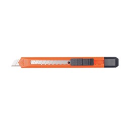 Ronsta Knives Manual Retractable Knife Plastic 9Mm