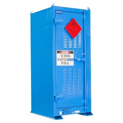 DANGEROUS GOODS OUTDOOR STORAGE CABINET:250L - 1 DOOR - 3 SHELVES