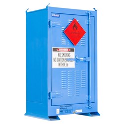 Dangerous Goods Outdoor Storage Cabinet:80L - 1 Door - 2 Shelves