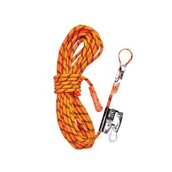 Kernmantle Rope with Thimble Eye & Rope Grab 40M
