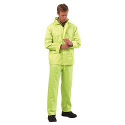 Hi-Vis Yellow Rain Suit Large