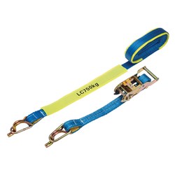 Ratchet Tie Down 25mmx5m 0.75T Captive J-Hook