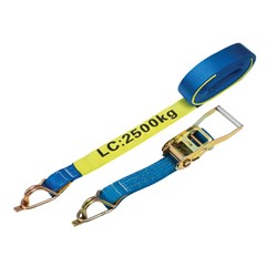 Ratchet Tie Down 50mmx9m 2.5T Captive J-Hook