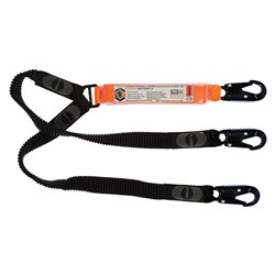 Elite Double Leg Elasticated Lanyard With Hardware Sn X3