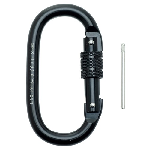 Karabiner - Screw Gate Steel Alloy 18Mm