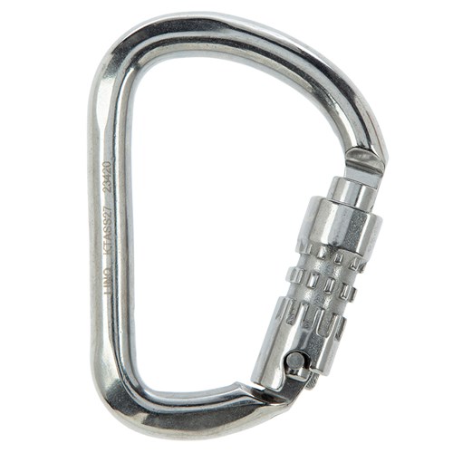 Karabiner - Triple Action Stainless Steel 27mm