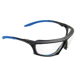 PROTEUS 2 SAFETY GLASSES CLEAR LENS DUST GUARD, RATCHET ARMS