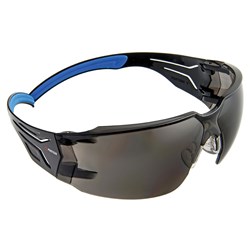 PROTEUS 4 SAFETY GLASSES SMOKE LENS SUPER FLEX ARMS