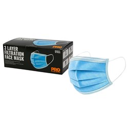 DISPOSABLE FACE MASK BLUE 3 PLY
