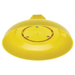 Plastic Shower Head With Impeller. Yellow