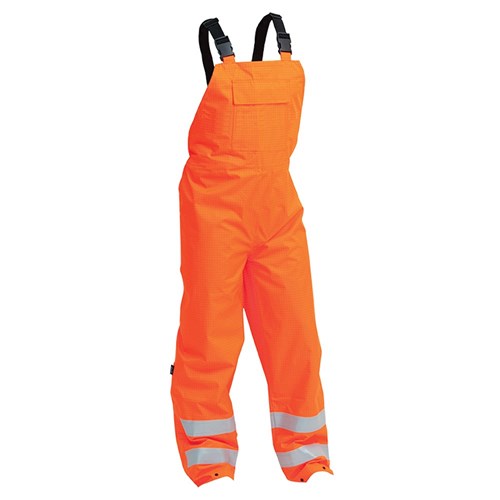 Bib trouser Stamina FR and Antistatic Orange (BIOPO)