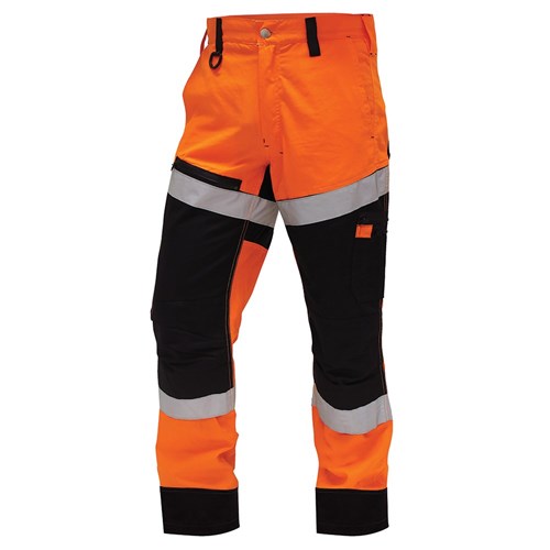 Trouser Ripstop Cotton Taped Orange/Black (Tnbcolwrs)