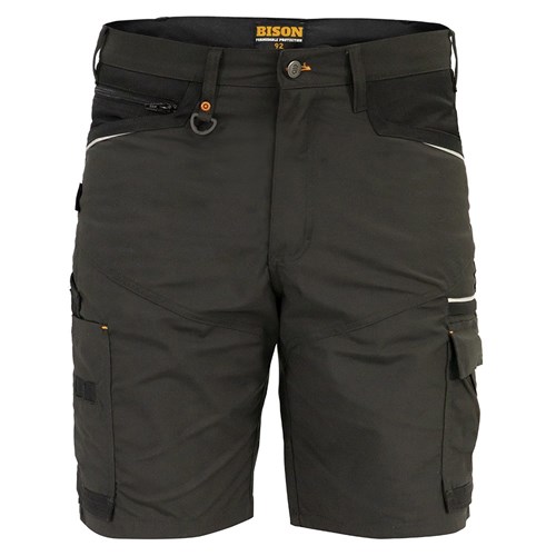 Short Lightweight Stretch Polycotton Charcoal (Srbpclw)