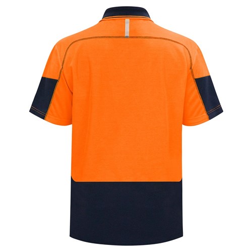 Polo Day Only Cotton Backed Orange/Navy