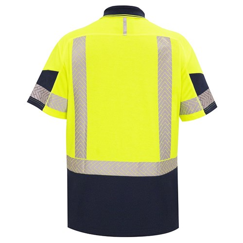 Polo Day/Night Cotton Backed Yellow/Navy