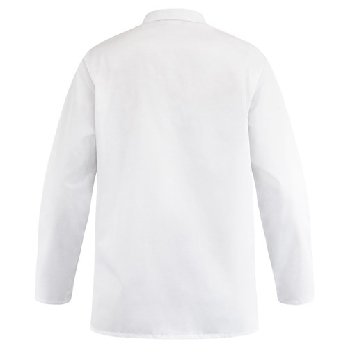 Jerkin Workzone Polycotton Food Industry Domed White (Jfdpcmw)