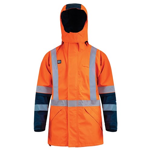 Jacket Arcguard Rainwear 29Cal Ttmc X-Back Inheratex Orange/Navy