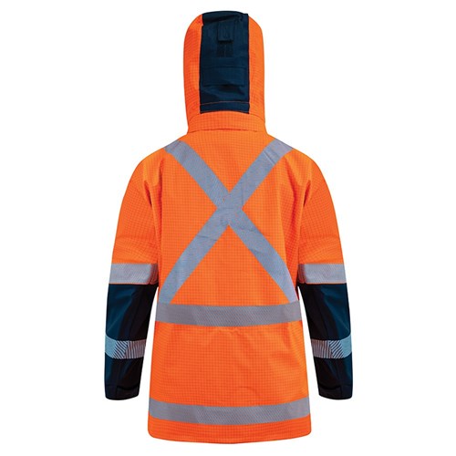 Jacket Arcguard Rainwear 29Cal Ttmc X-Back Inheratex Orange/Navy