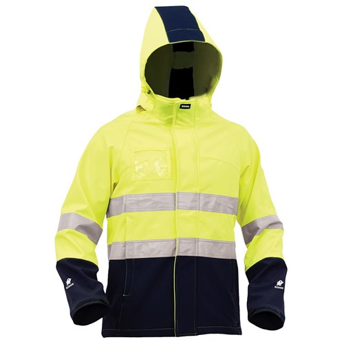 Jacket Day/Night Softshell Yellow/Navy (JNPSS)