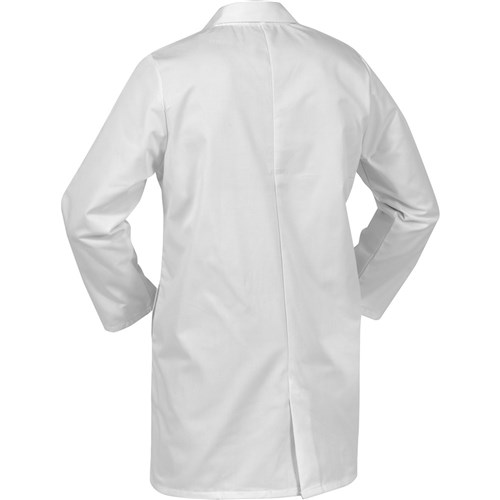 Dustcoat Workzone Polycotton Food Industry Domed White (Dfdpcmw)