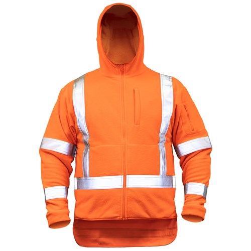 Jacket Polar Fleece Fr Certified To Ttmc Orange 2Xs