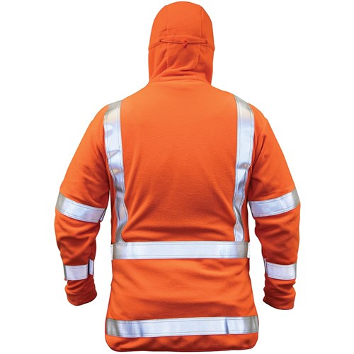 Jacket Polar Fleece Fr Certified To Ttmc Orange 2Xs