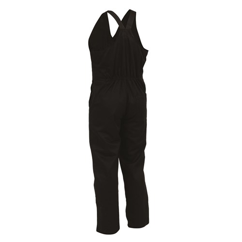 Overall Easy Action Polycotton Zip Black (Eazpc)