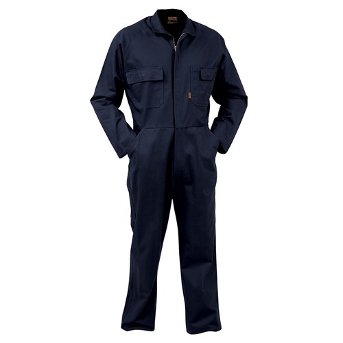 Overall Cotton Zip Navy (Cozco)
