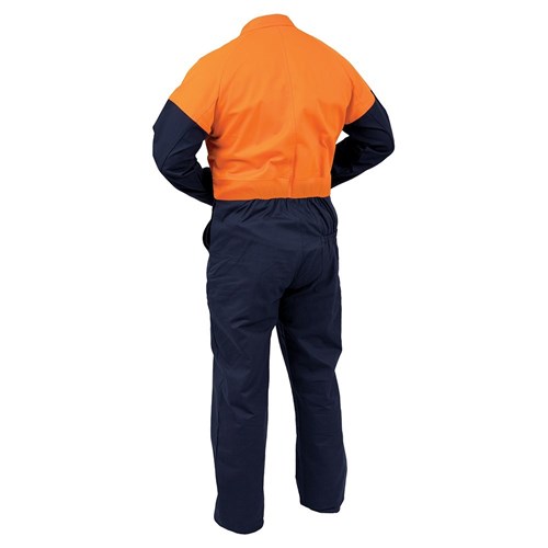 Overall Day Only Cotton Zip Orange/Navy (Dopco)