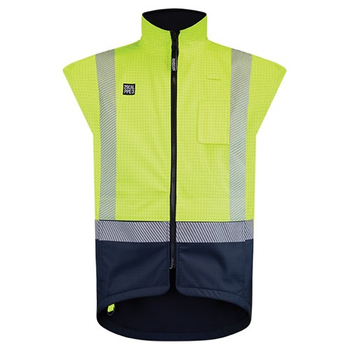 Vest Arcguard Rainwear 29CAL Day/Night InheratexYellow/Navy