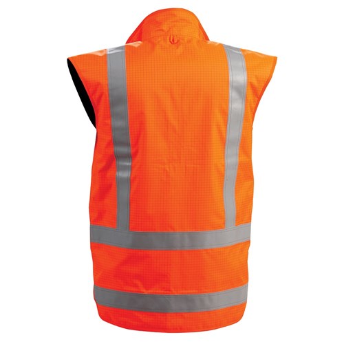 Vest Stamina FR and Antistatic TTMC-W17 Fleece Lined Orange (V47RVEST)