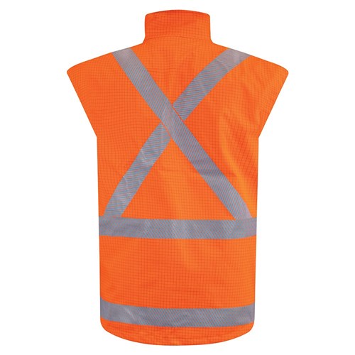 Vest Arcguard Rainwear 29Cal Ttmc X-Back Inheratex Orange