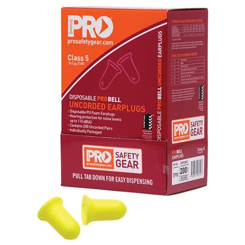 Probell Disposable Uncorded Earplugs Uncorded