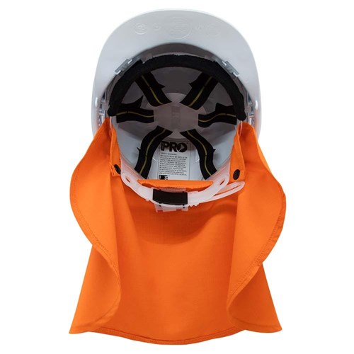 Hard Hat Neck Sun Shade Orange