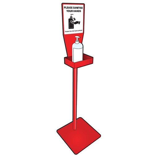 FREE-STANDING HAND SANITISER HYGIENE STATION